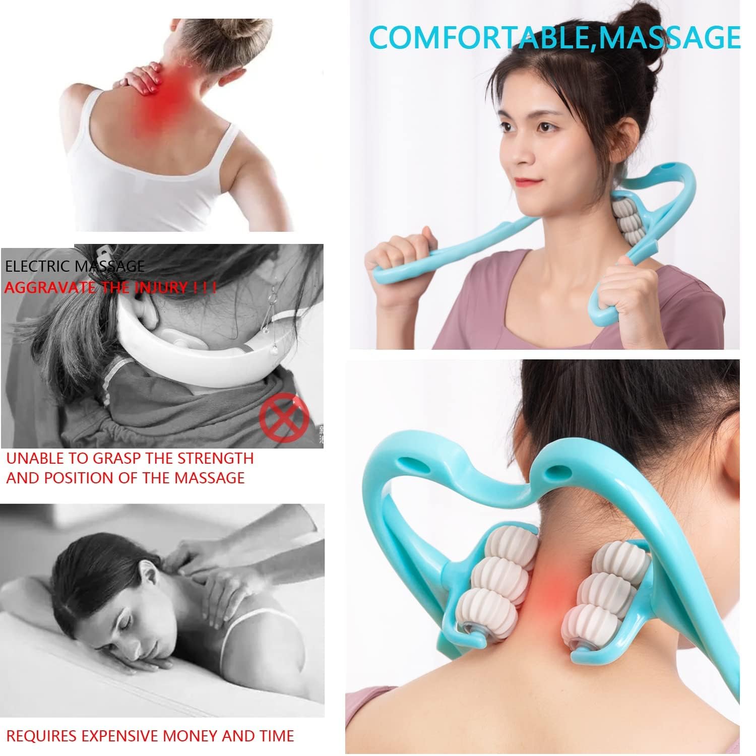 Lalitar HaSeftni roller used on legs to alleviate muscle soreness