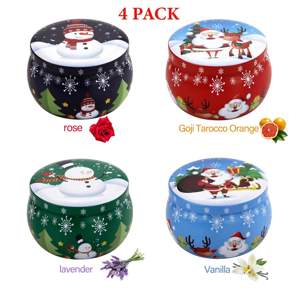 Lambliss Gift reusable tin storage candle tin can store small items after use.