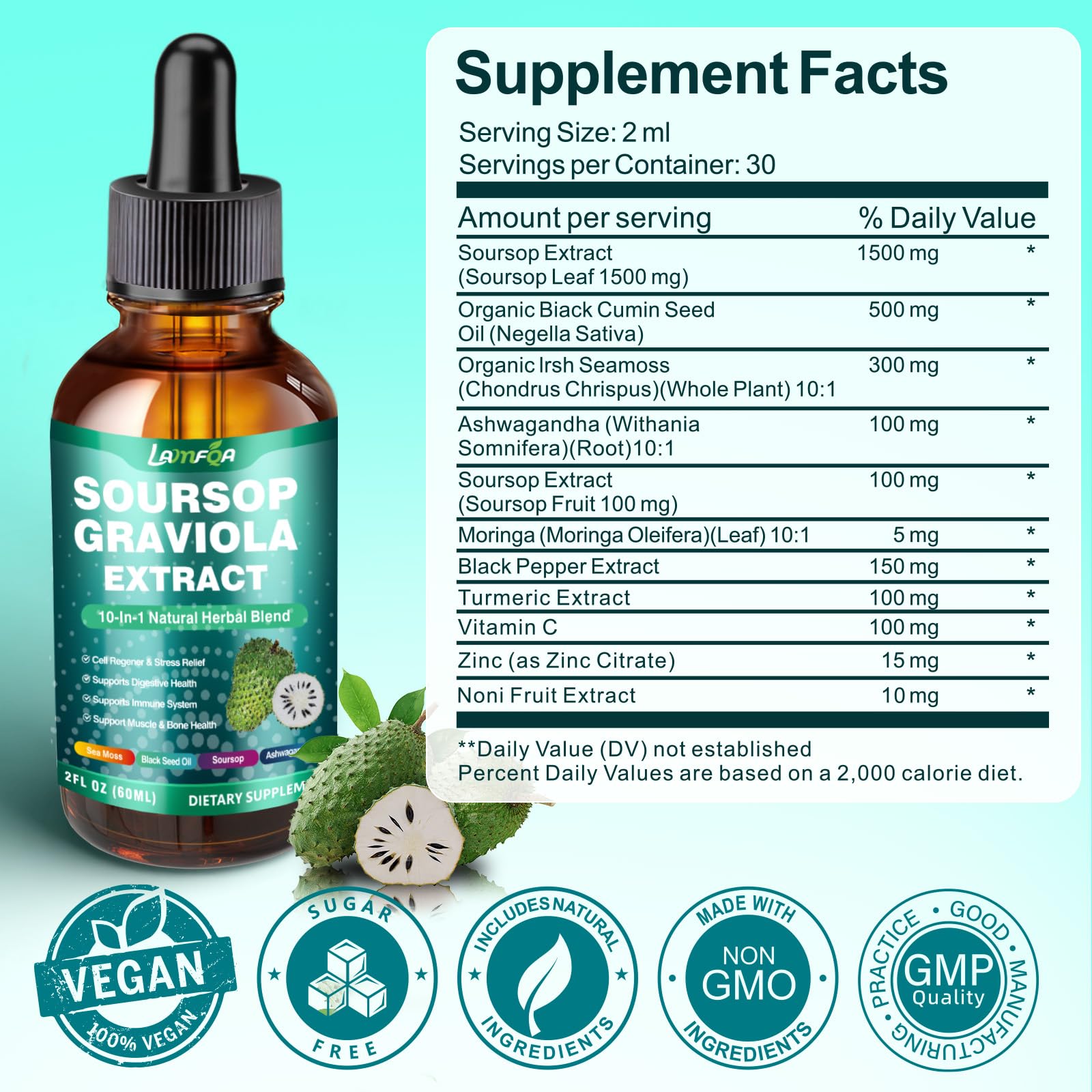 LAMFQA Black Seed Oil-infused formula supports antioxidant-rich routines.