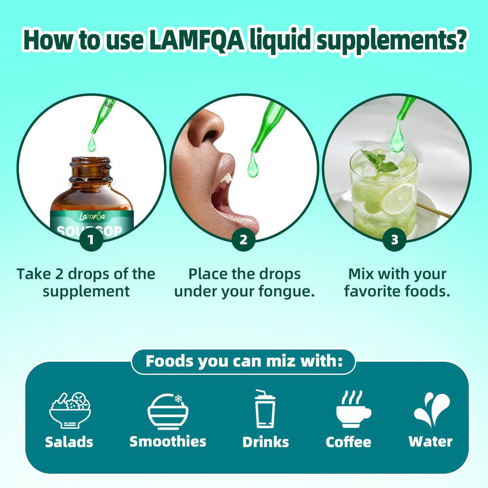LAMFQA Gotu Kola drops are easy to use for digestion and gut comfort.