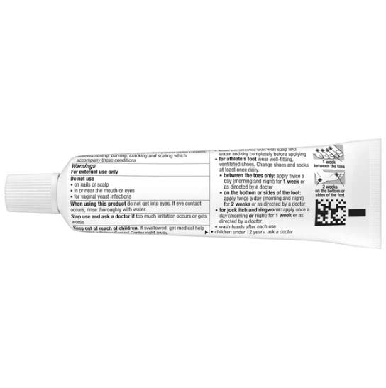 Lamisil Athelete's Foot Cream relieves burning sensation on feet
