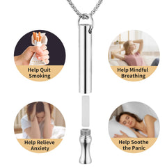 LAMKHOO Wearable accessory worn discreetly, a unisex design aiding calm during cravings.