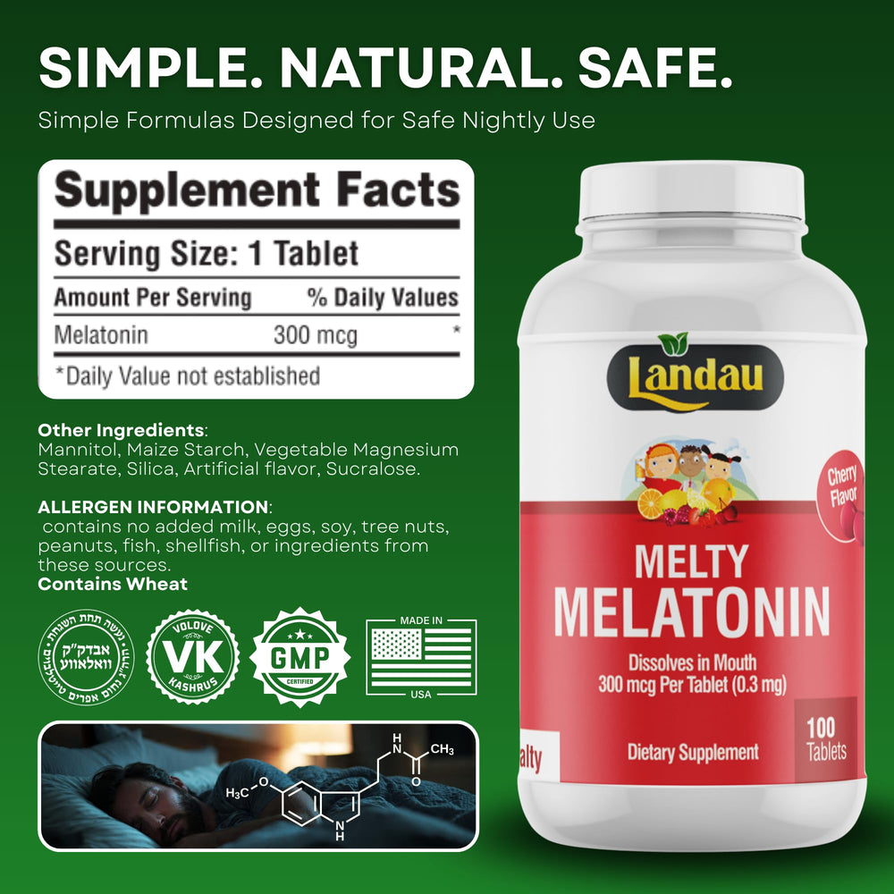 Family-friendly cherry flavor supports a calm bedtime routine for kids and adults