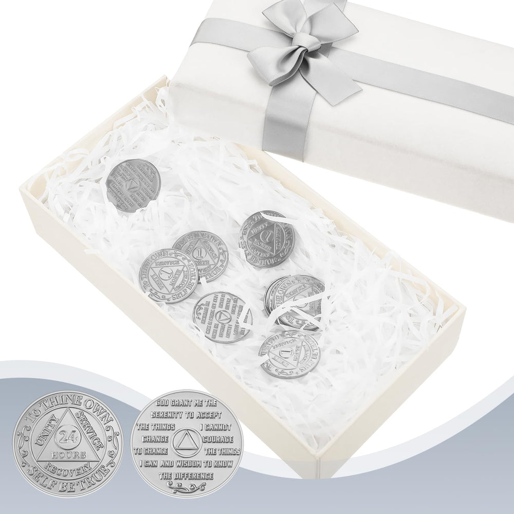 Landical gift ready sobriety token suitable for milestones.