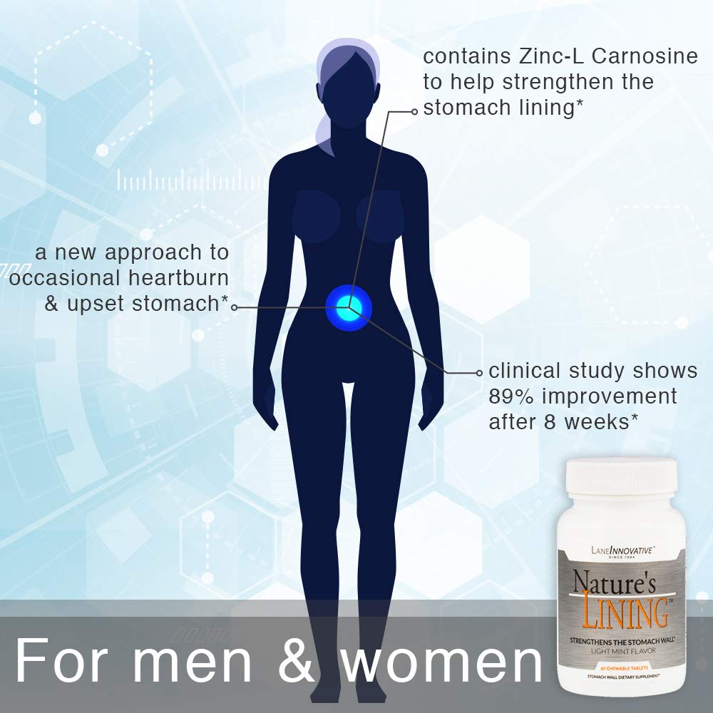 Lane Innovative Nature’s Lining tablets support occasional comfort over time.