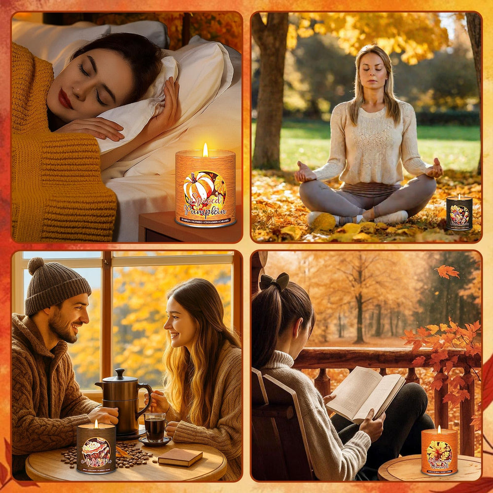 Lanpn Clove Cinnamon 9oz candle evokes cozy spice in living rooms.