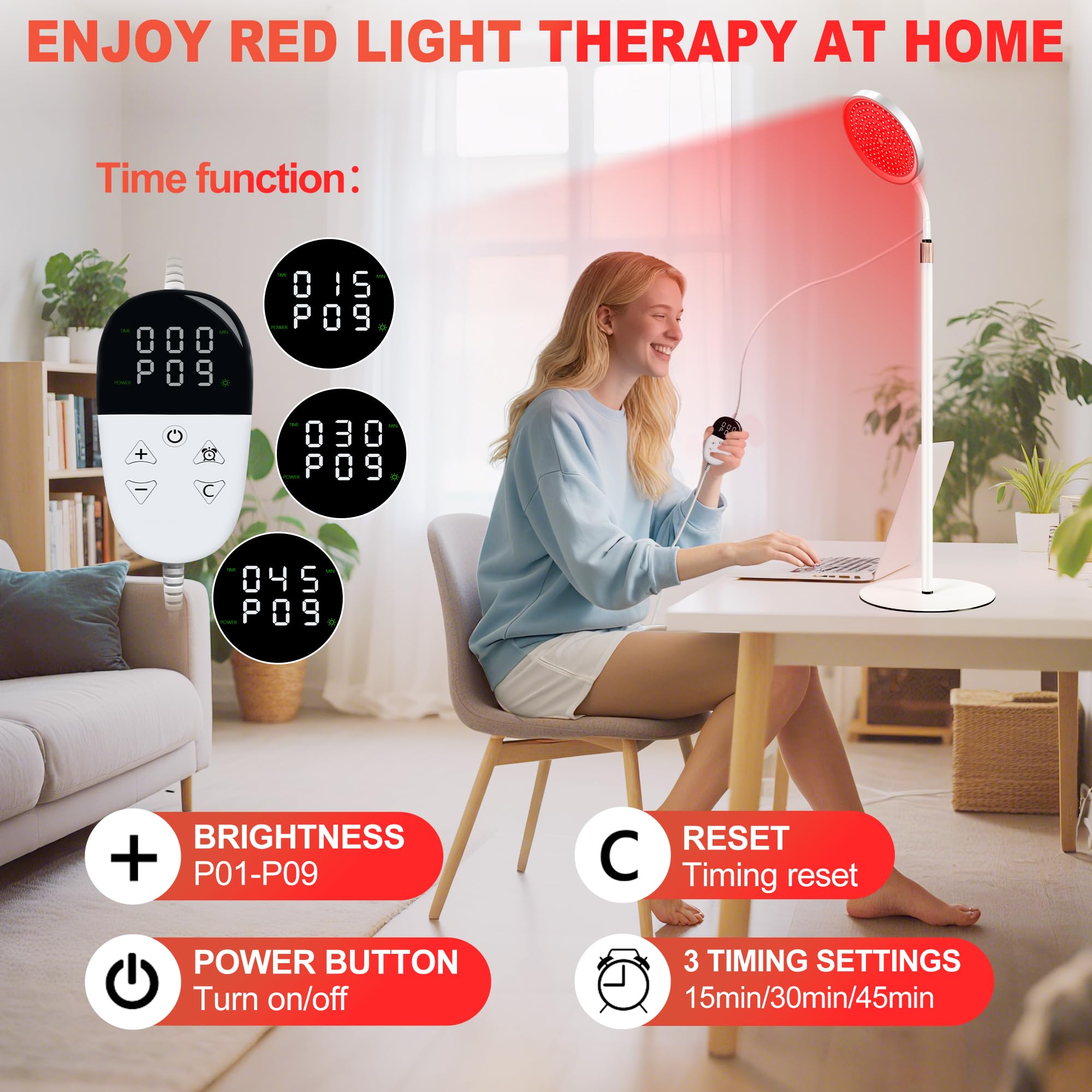 LanSuper at-home care setup offers salon-quality light therapy at home.