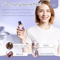 Lantixin lavender oil in diffuser releases calming aroma across rooms