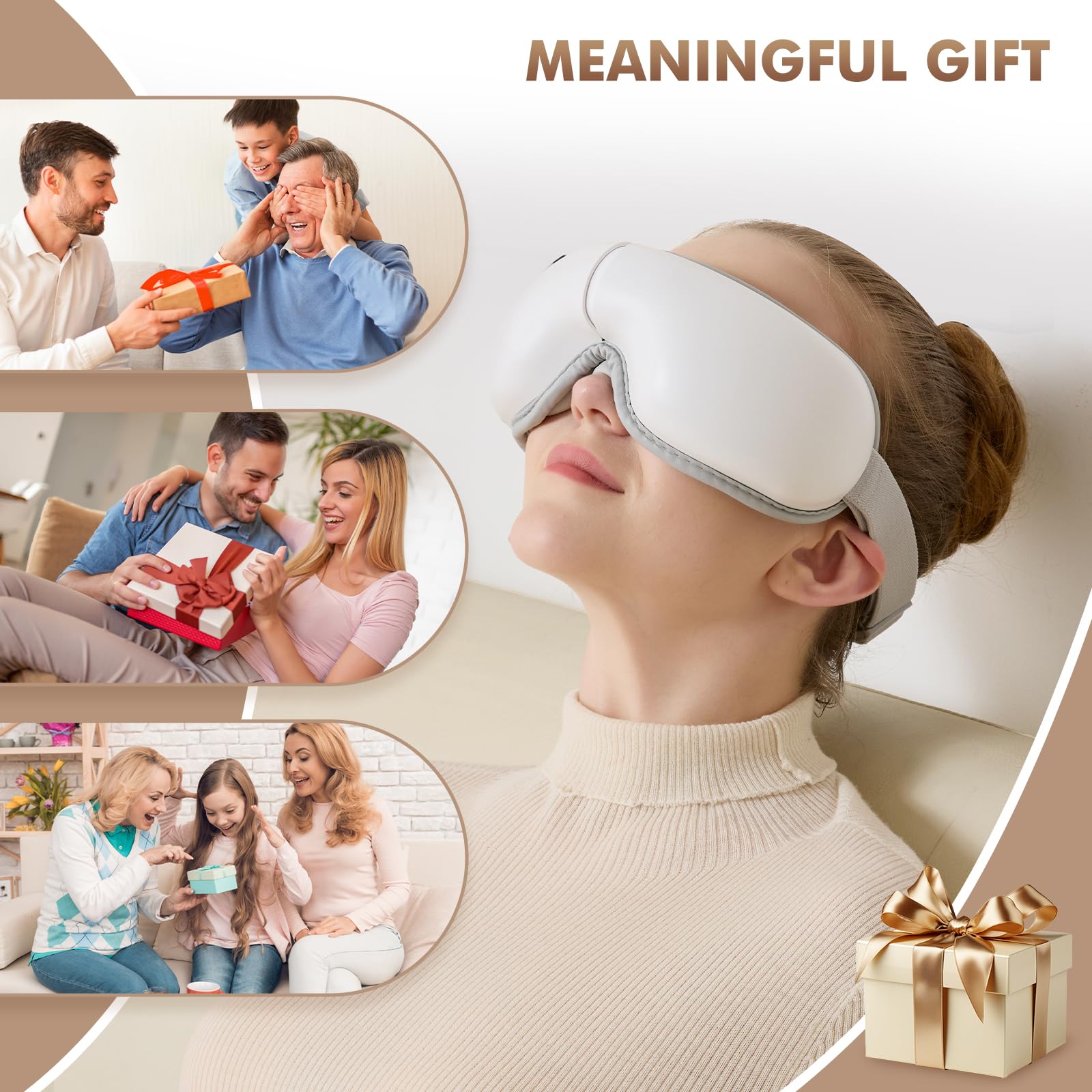 LAOBEN eye massager 180-degree folding design for compact transport