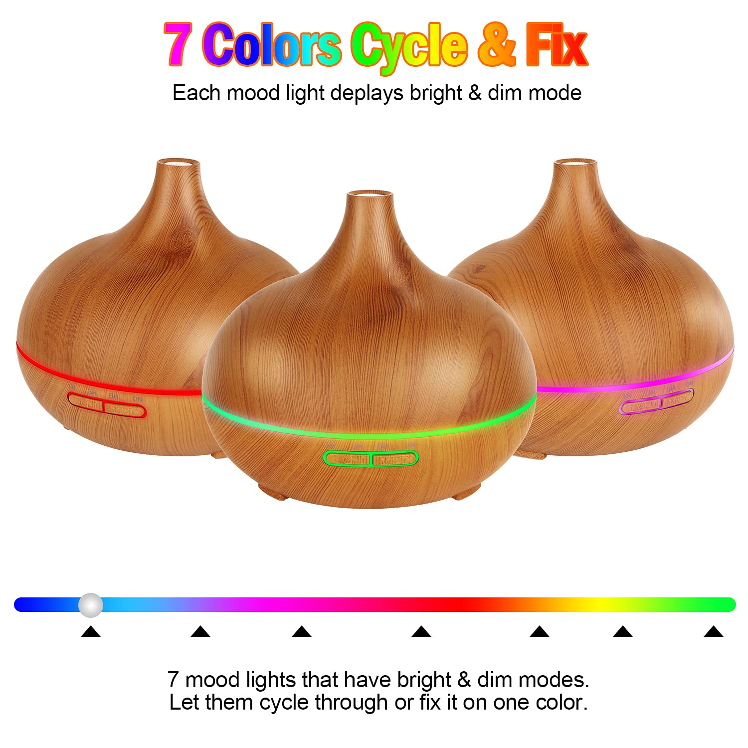 Lapeort diffuser with 4 timer settings for flexible daily use