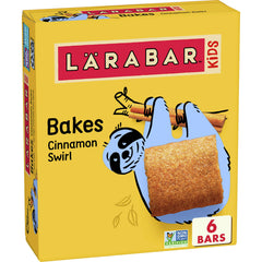 Larabar Kids Bakes Cinnamon Swirl bars in a box, gluten-free and kid-friendly.
