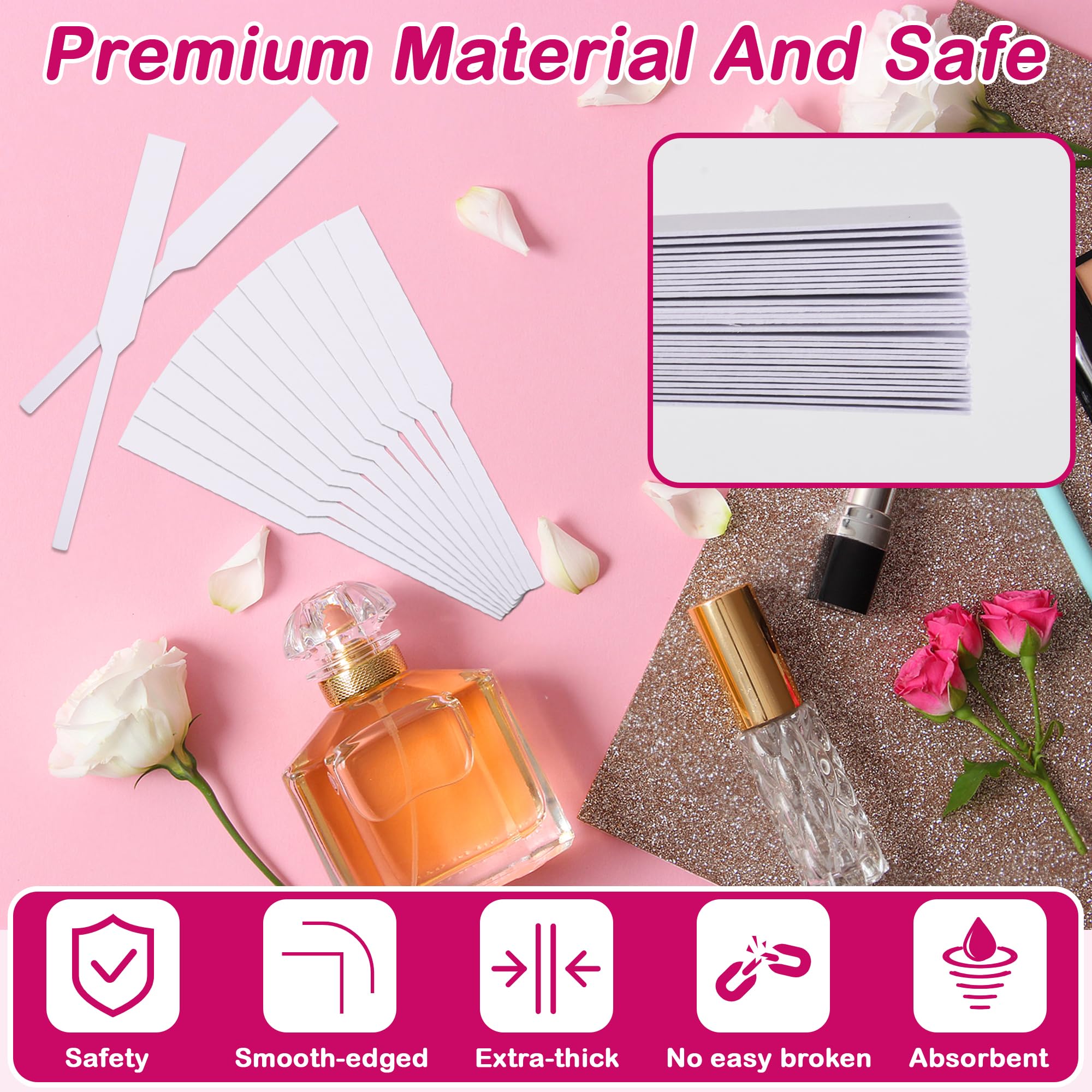 Larbeti absorbent paper test strips ready for oil testing