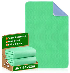 LARXREHY bed pads in package view provide reliable leak protection for beds and furniture.