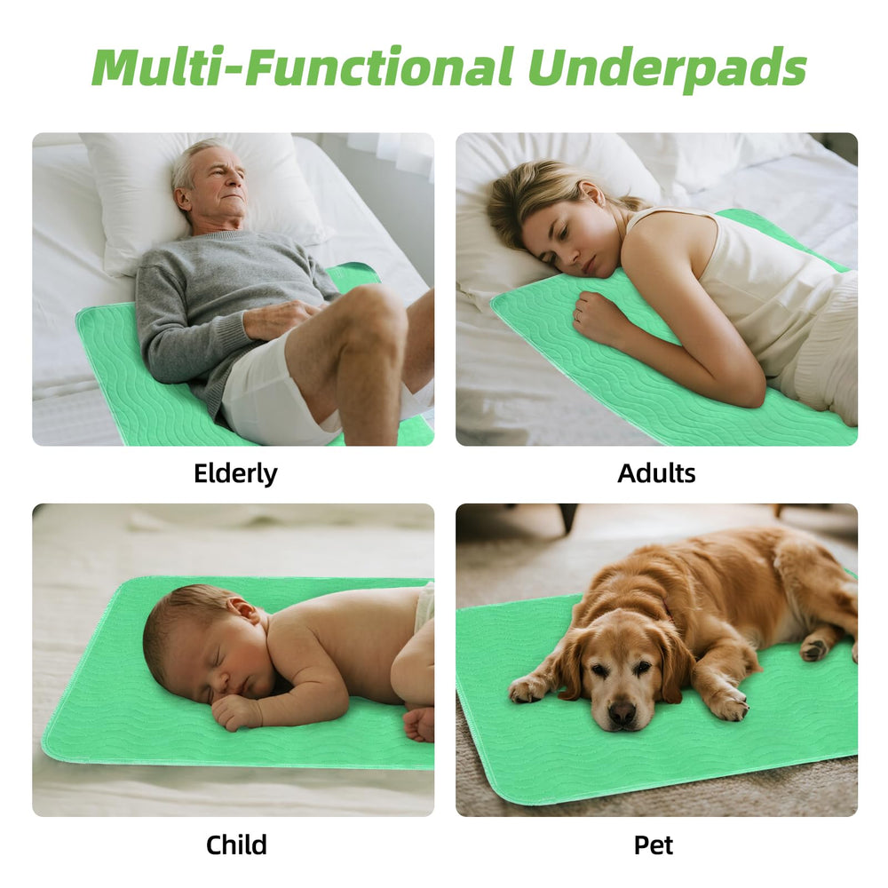 LARXREHY pad with washable tag communicates long-lasting, skin-friendly comfort.