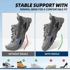 Toe support emphasis for turf toe using LARXREHY carbon fiber insole