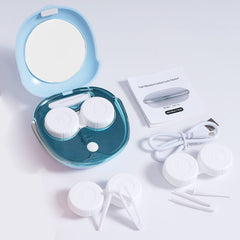 Lasiyanor contact lens cleaner replaceable container kit provides convenient extra capacity.