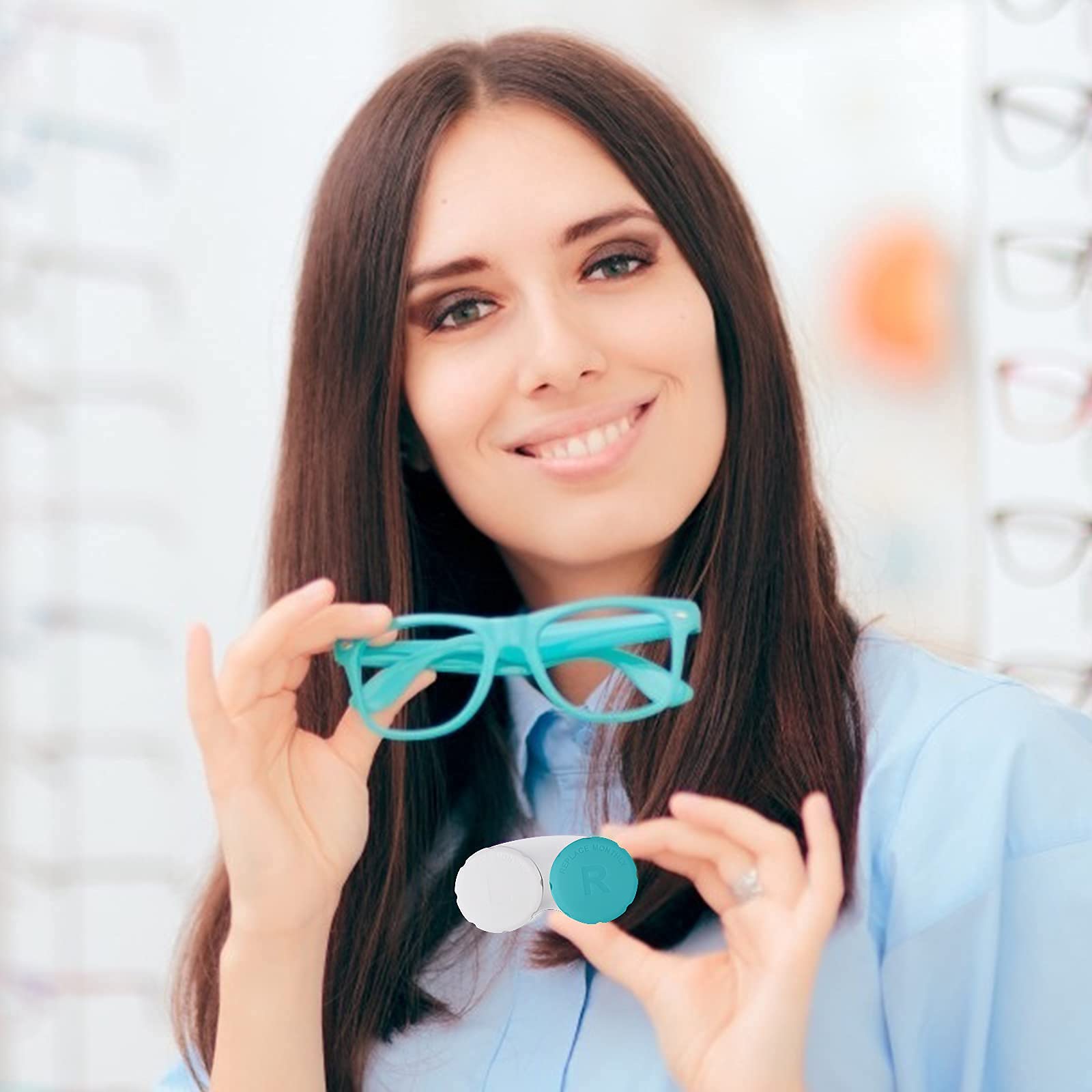 Estuche Lasiyanor para uso diario y salidas, colores fáciles.