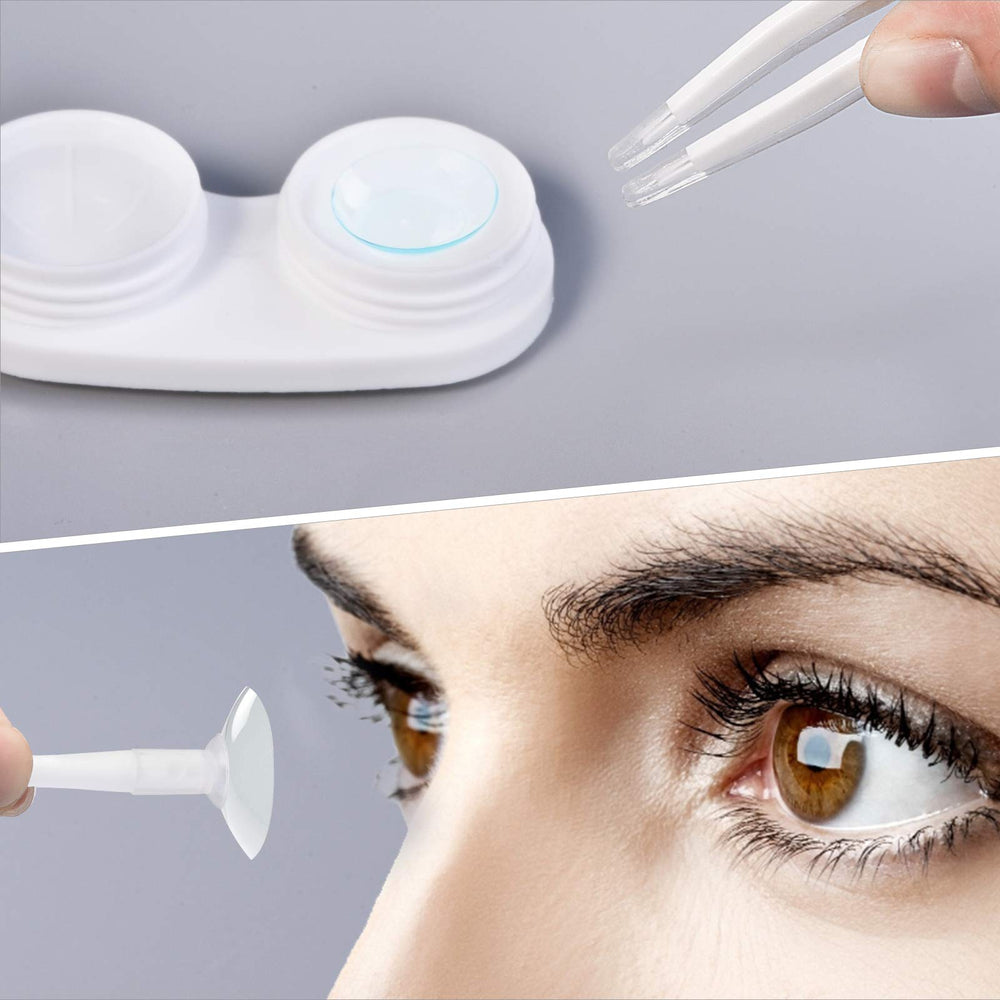 Pinzas Lasiyanor para manipular lentes con precisión.