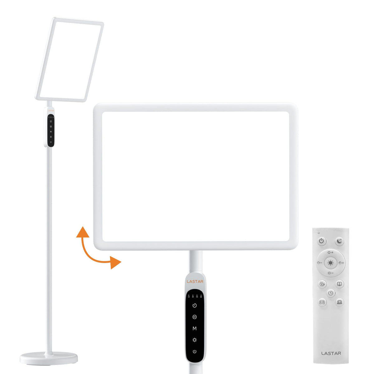 Lastar light therapy lamp full-spectrum panel delivering 12000 lux for bright, even illumination.
