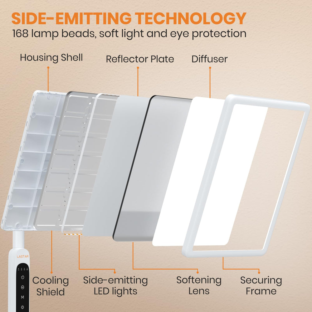 Lastar sturdy base and pole design ensures stable setup in living spaces.