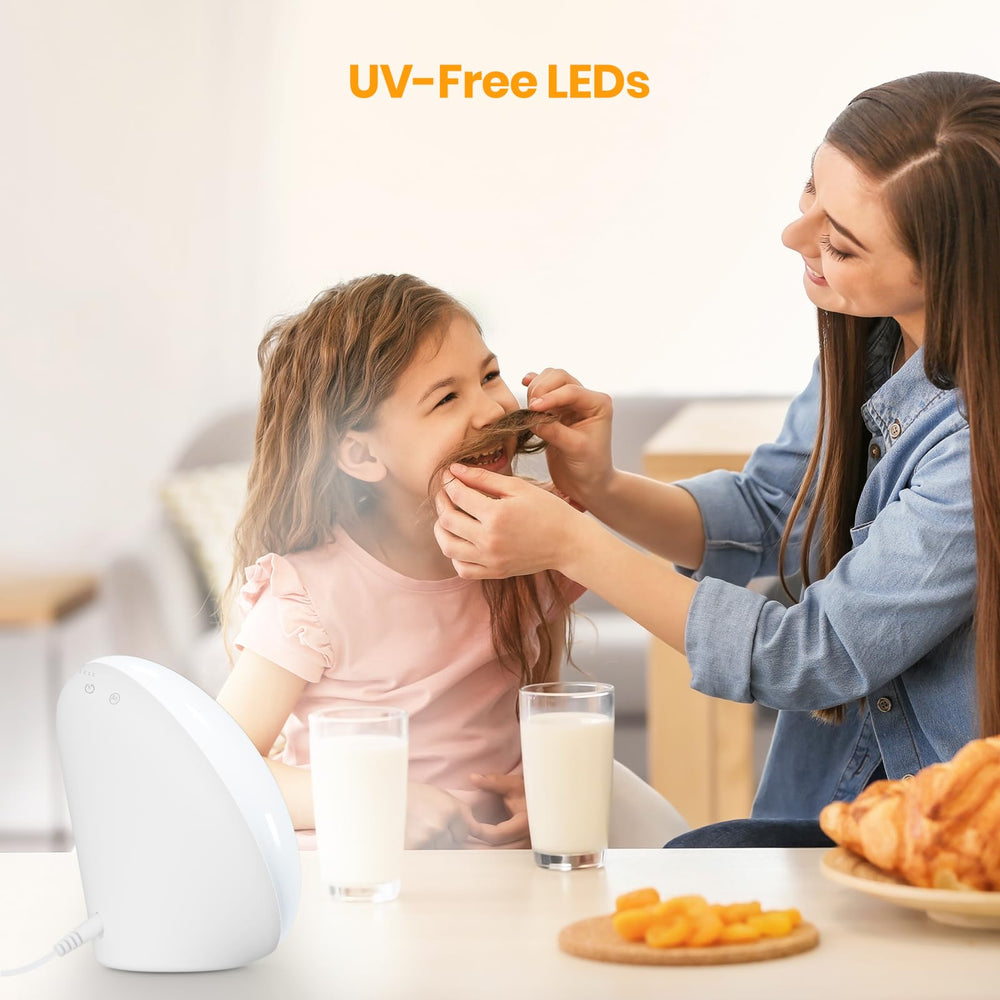 LASTAR Sun Lamp brightness control buttons enable quick 5-step adjustments