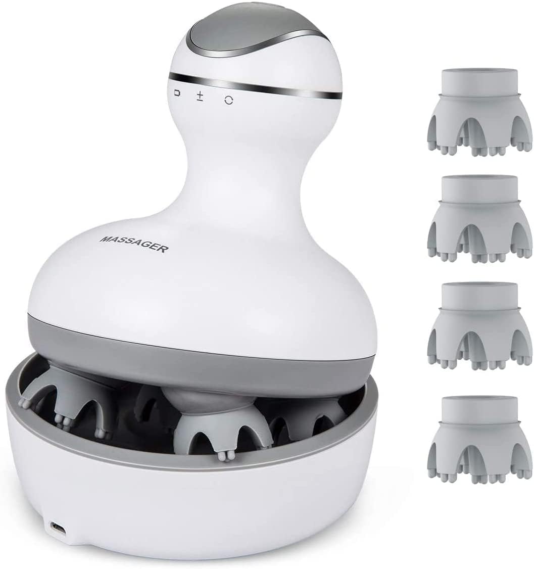 LATME scalp massager with 28 nodes for focused relaxation on the scalp