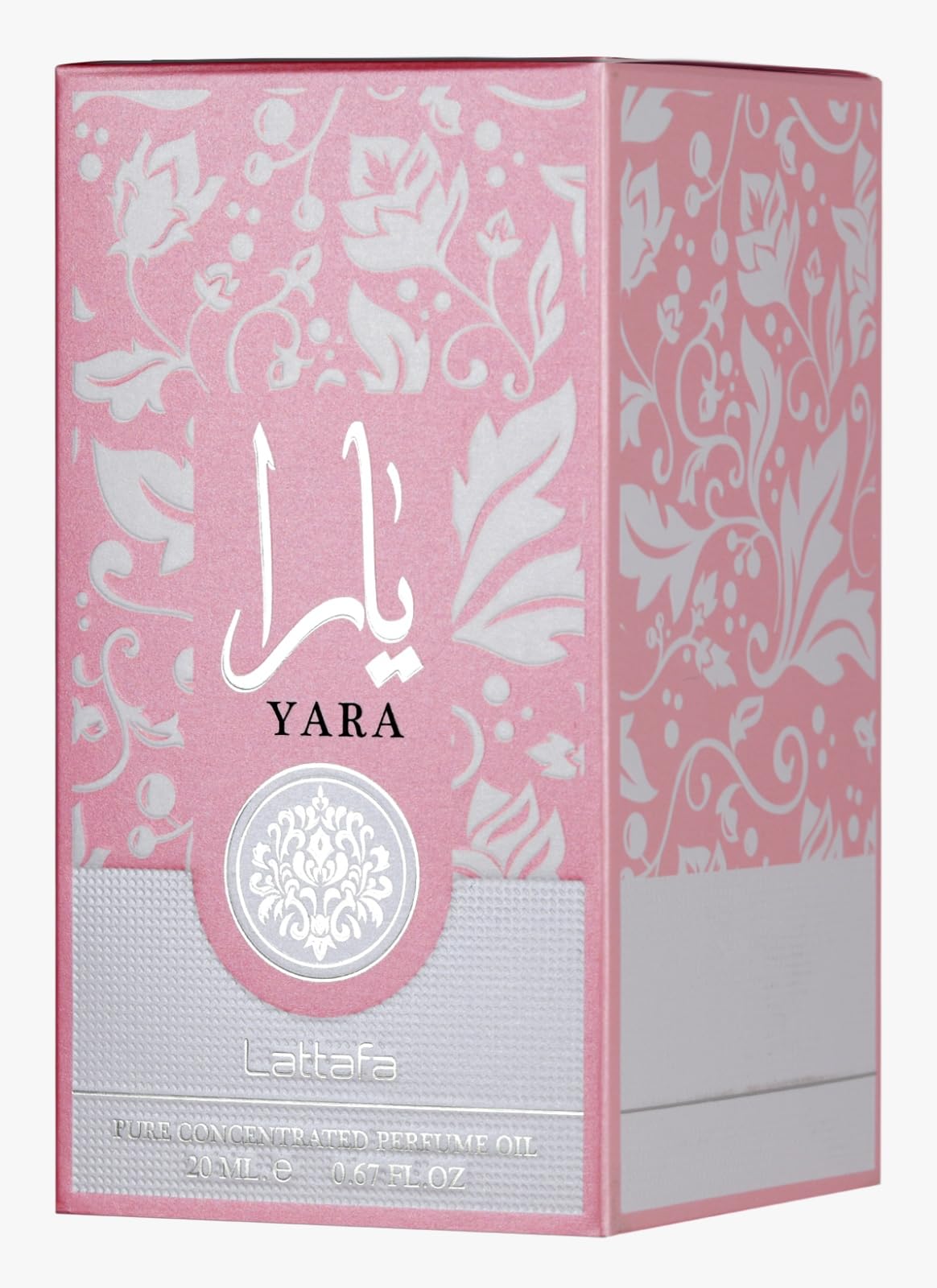 Lattafa Yara fragrance-notes close-up highlights tangerine and orchid for daytime charm.