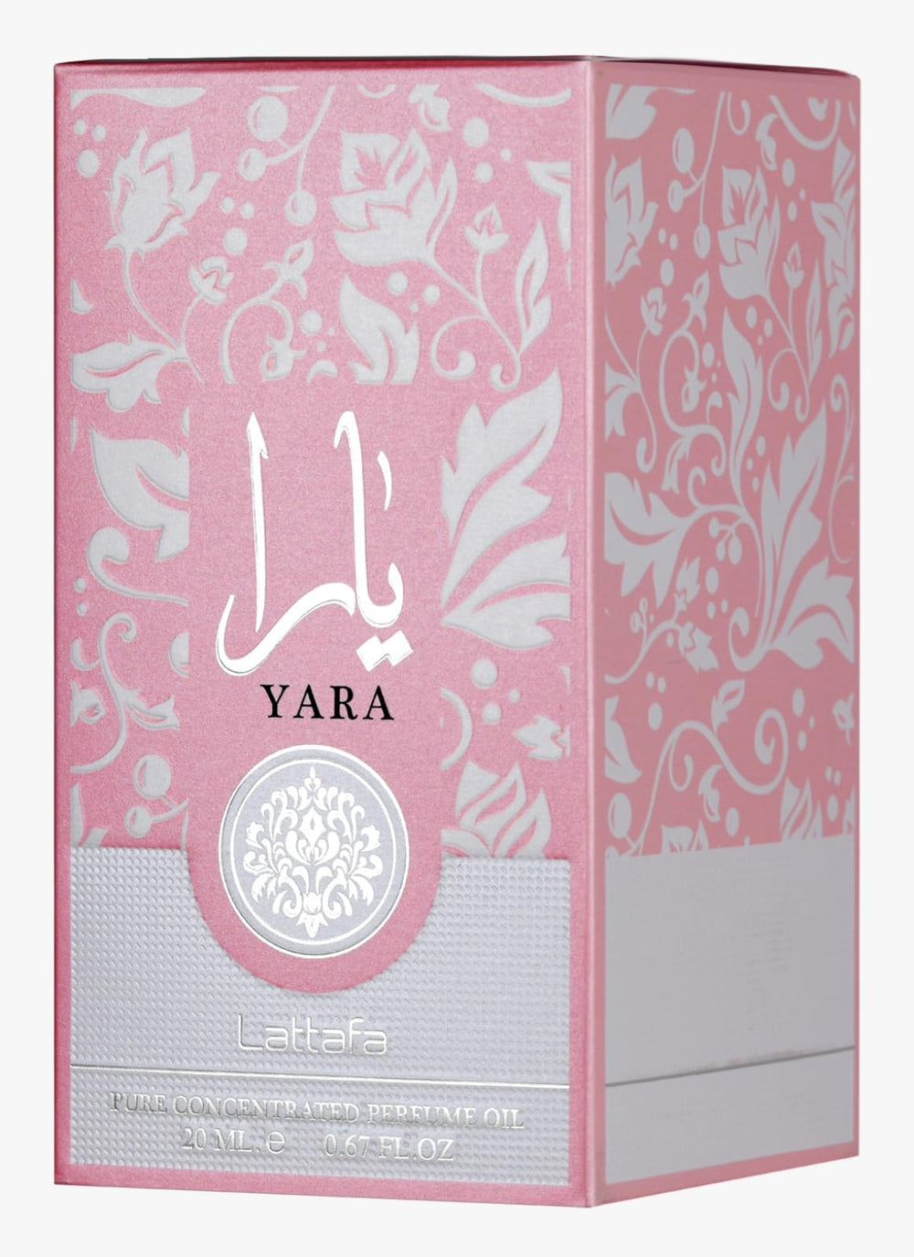 Lattafa Yara fragrance-notes close-up highlights tangerine and orchid for daytime charm.