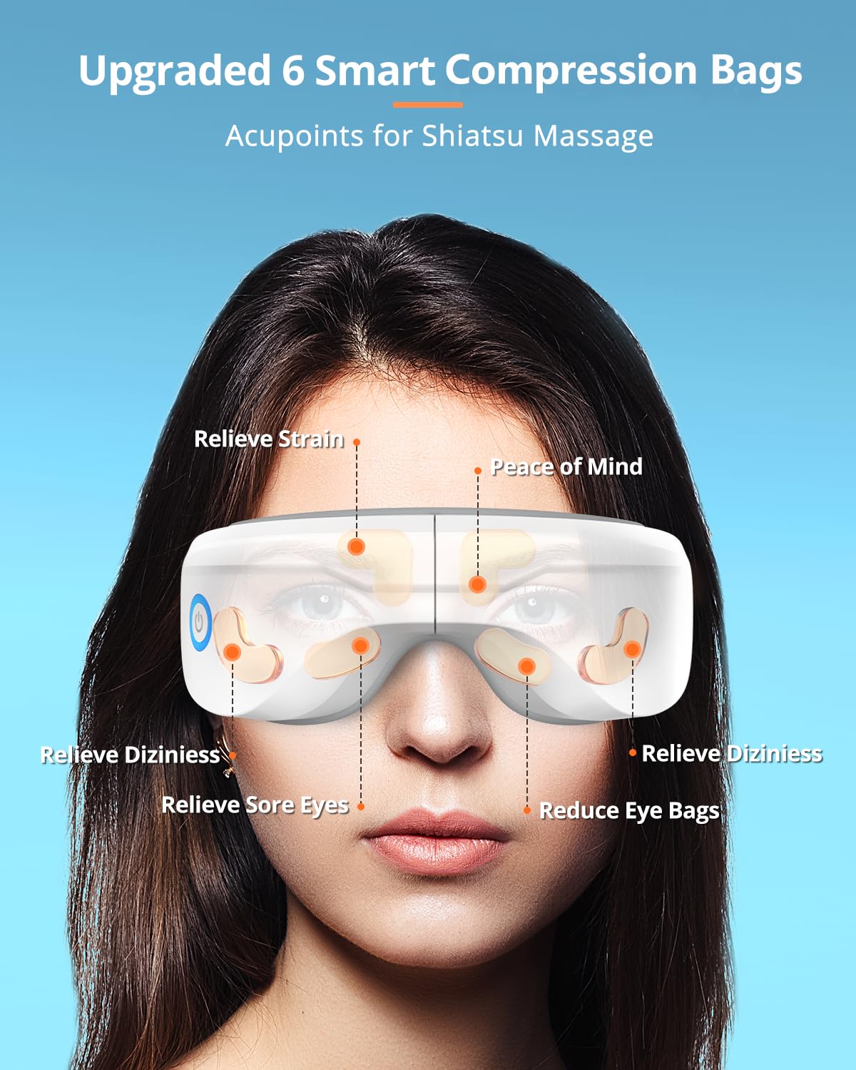 Latumab eye massager Bluetooth music lets you listen while relaxing