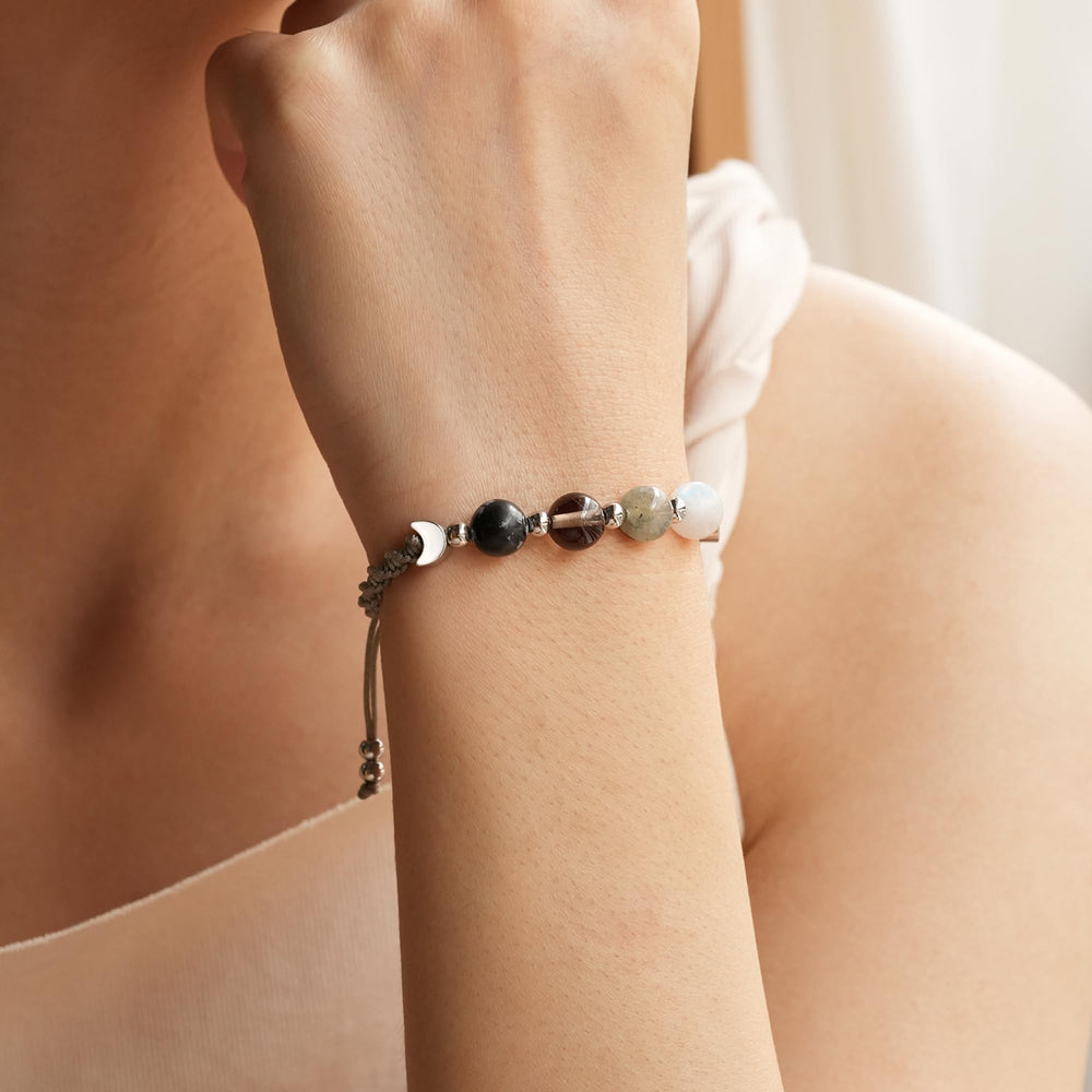 LAVEIR Moonstone emotional balance stone highlighted for calm emotions.