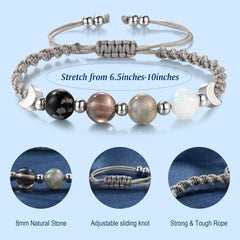 LAVEIR Smoky quartz calm and clarity for focus and stress relief.