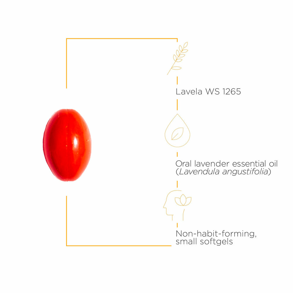 Lavela WS1265 label detail highlighting dairy-free and non-habit-forming notes.