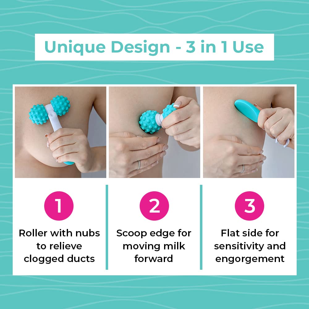LaVie massager with easy-grip handle enables ergonomic control during massage sessions.