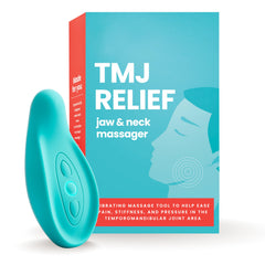 LaVie TMJ Relief Massager front view showing ergonomic design for comfortable daily use