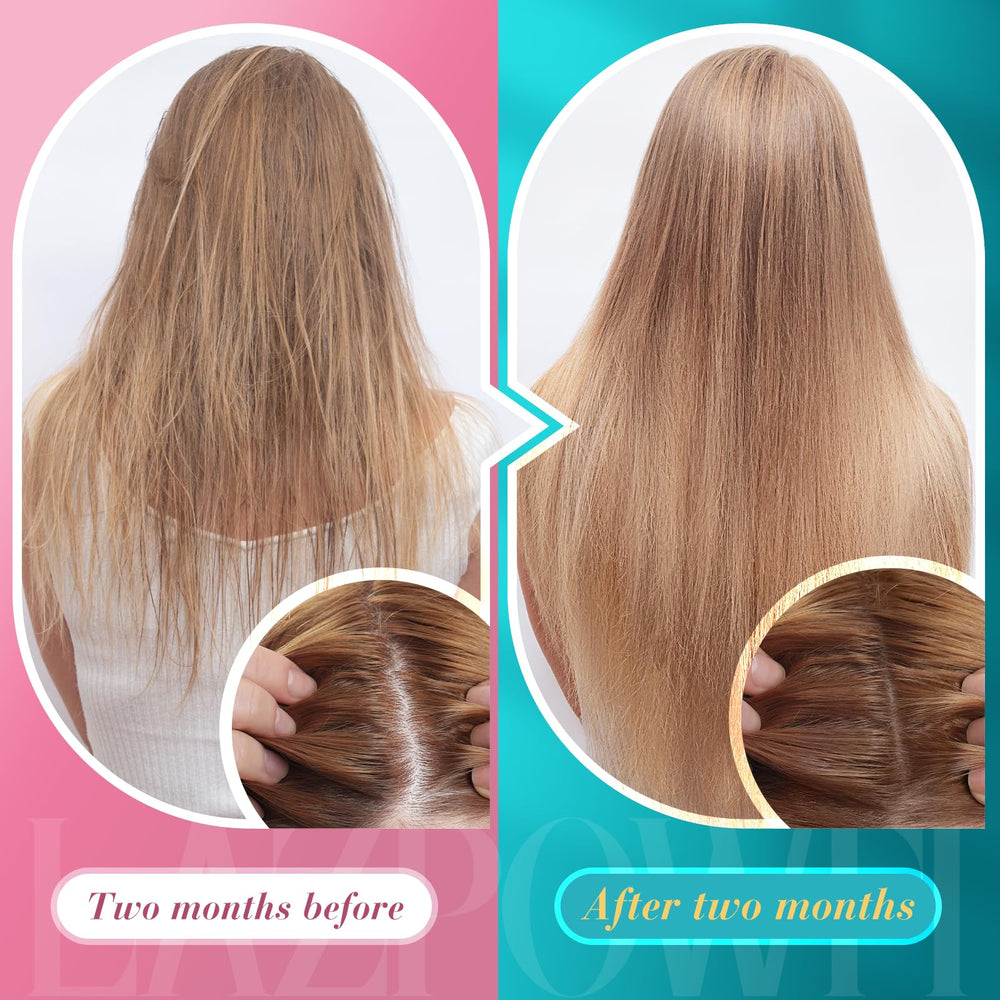 Lazpowfi Biotin Gummies easy-open cap shown for convenient daily routine
