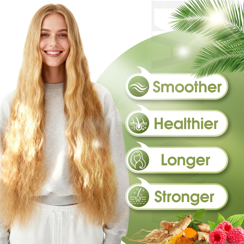 Lazpowfi capsules being poured for a convenient daily hair support regimen