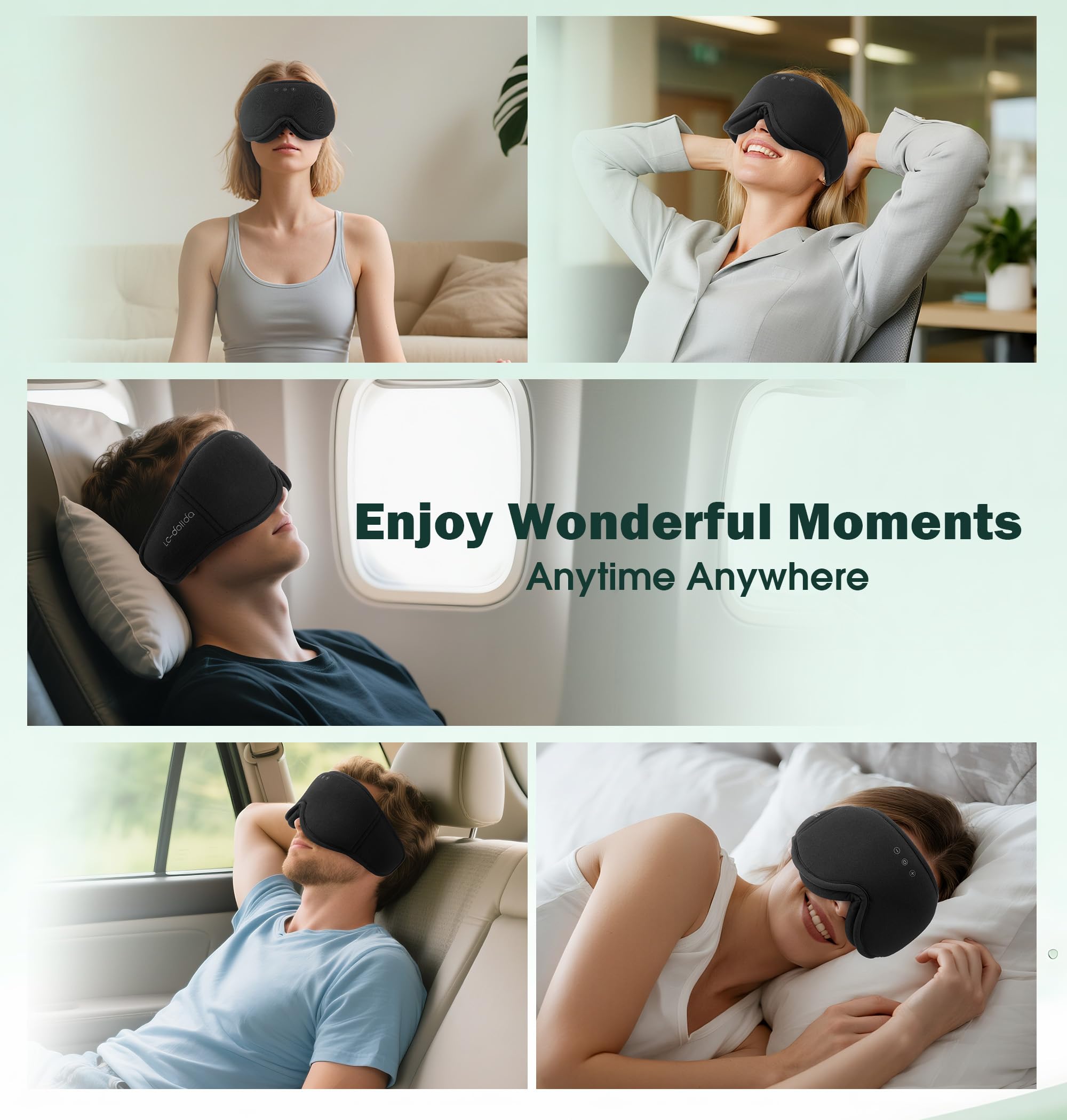 LC-dolida 15-hour wireless battery enables long trips and relaxed evenings.