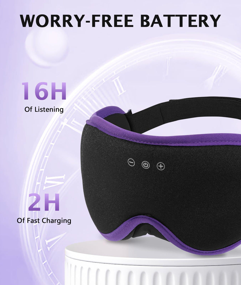 LC-dolida 16-hour battery powering sleep headphones through long nights