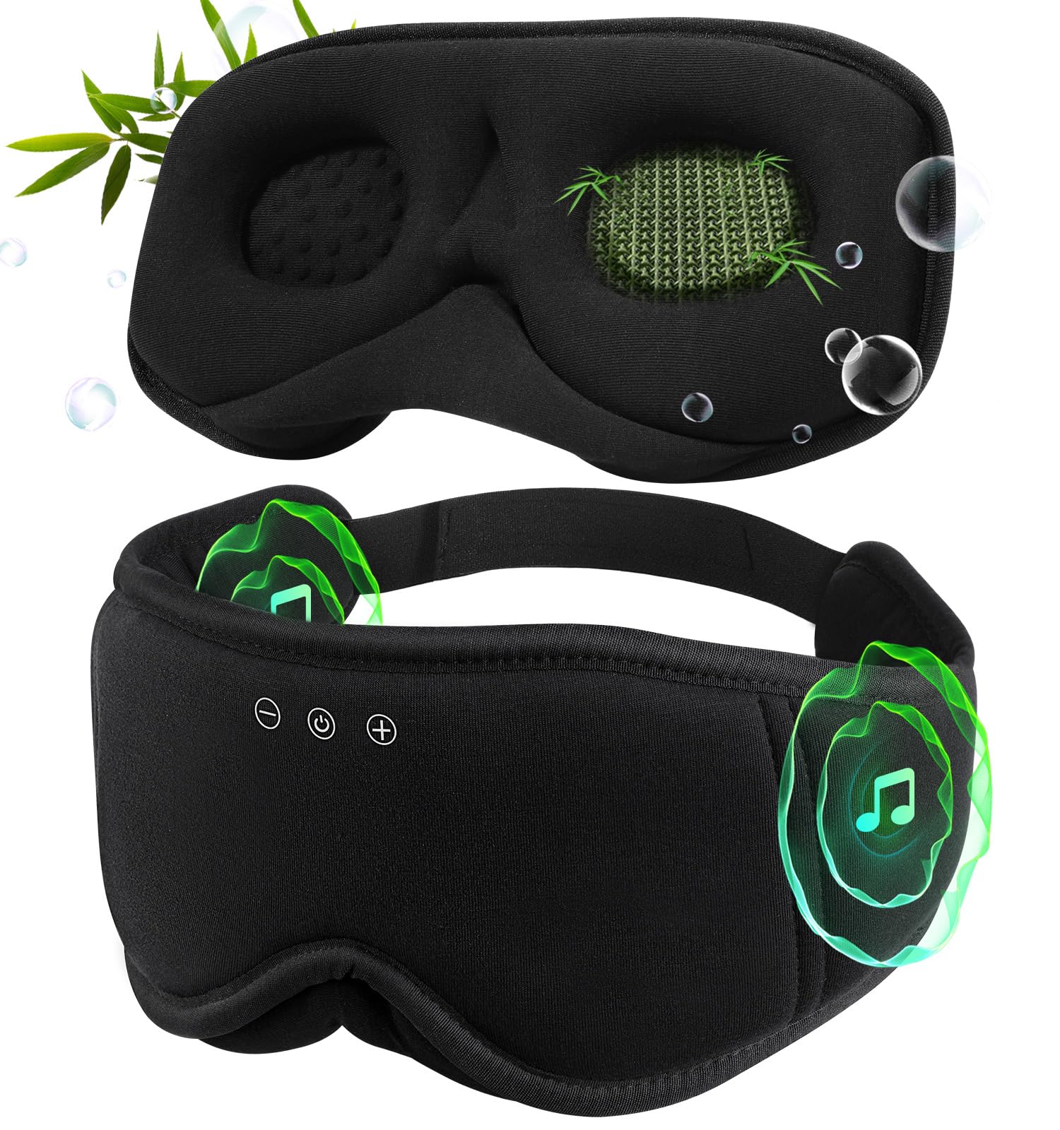 LC-dolida 3D bamboo cotton sleep mask blocks light for deep rest.