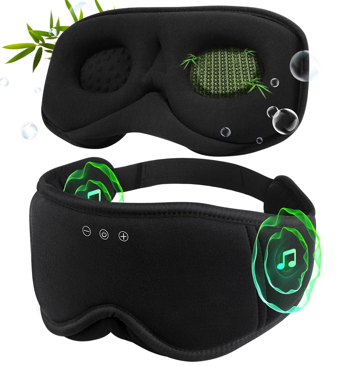 LC-dolida 3D bamboo cotton sleep mask blocks light for deep rest.