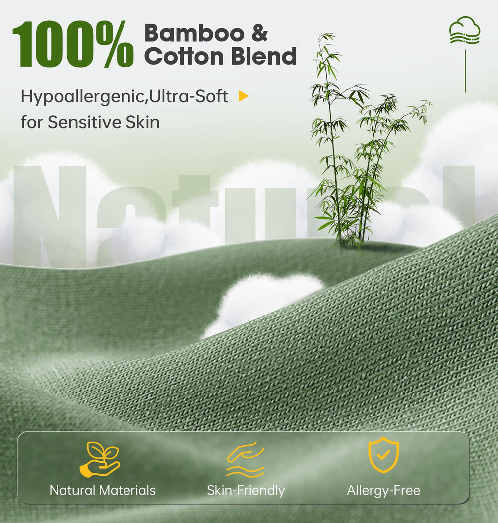 LC-dolida BambooCotton 3D Bluetooth Sleep Mask worn on face for a gentle fit on sensitive skin