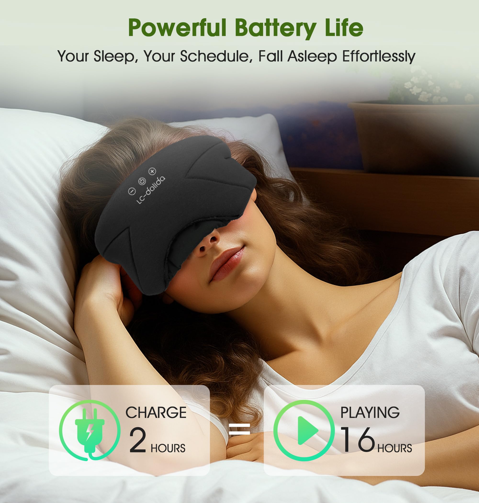 LC-dolida eco-friendly bamboo material supports sustainable sleep accessory choices.