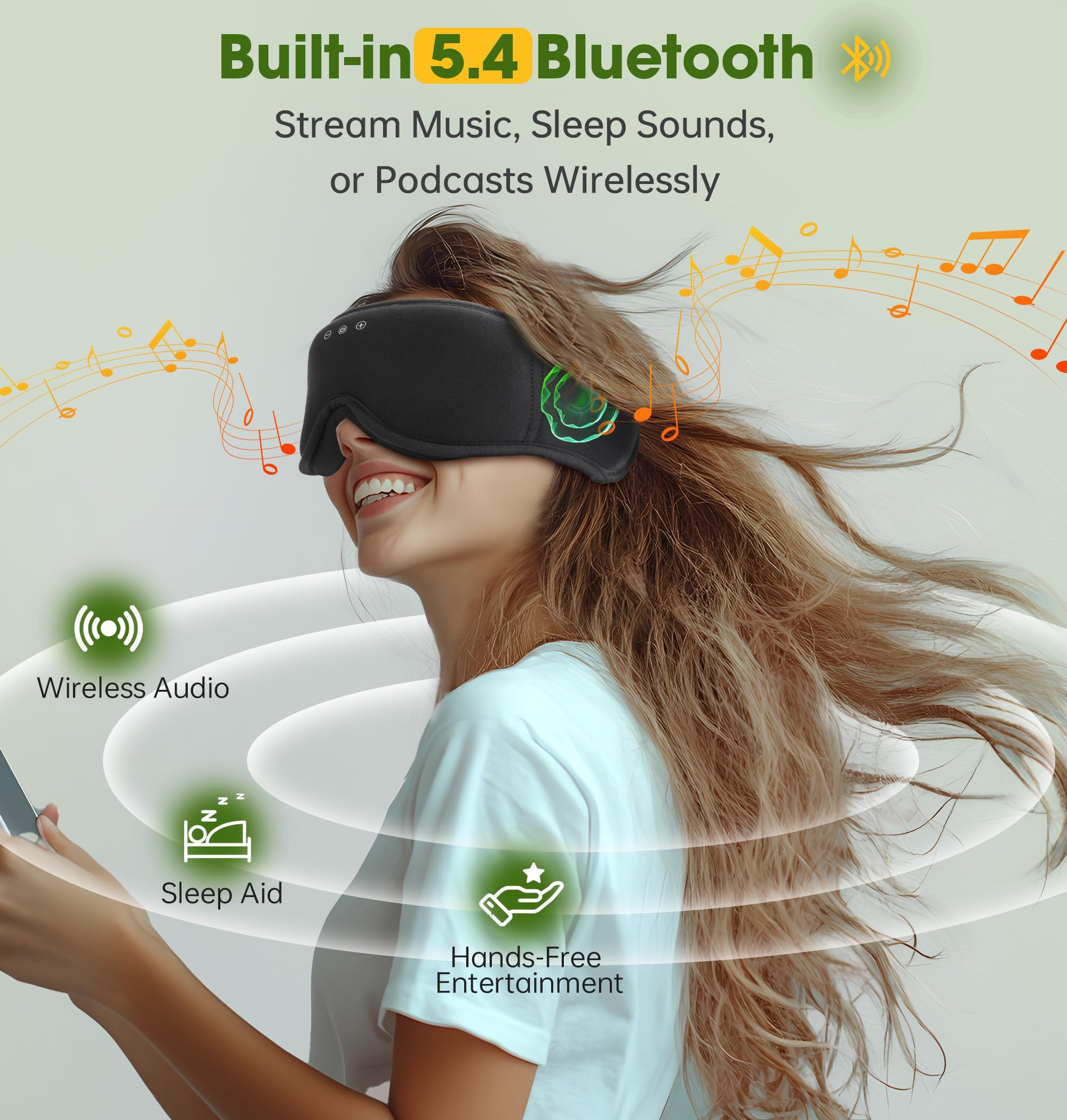 LC-dolida 3D ergonomic design provides pressure-free eye comfort