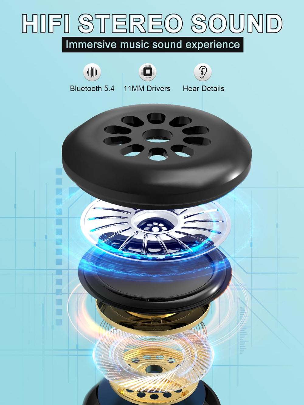 LC-dolida Sleep Headphones light-blocking design to improve rest and focus
