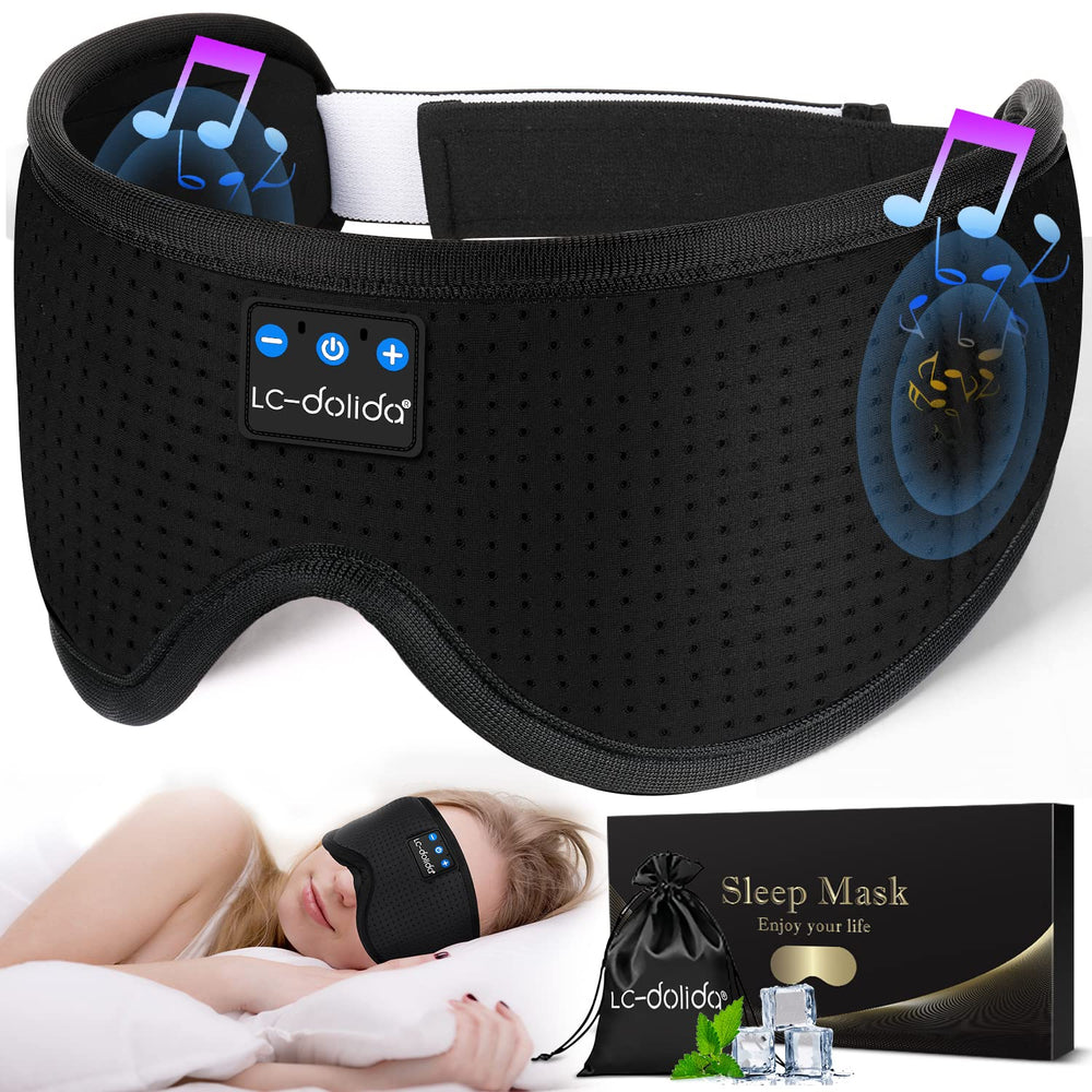 LC-dolida sleep headphones mask with Bluetooth for peaceful nights