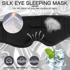 LC-dolida sleep mask with nose-design blocks light for darkness