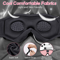 LC-dolida Sleep Headphones with removable control pod for easy washing.