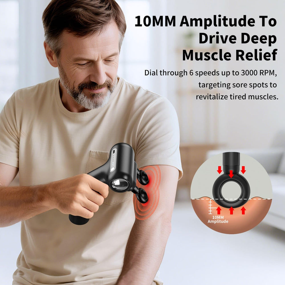 LC-HZLJ 10mm amplitude delivers deep, controlled muscle relief.