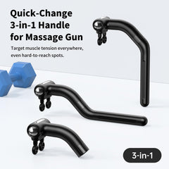 LC-HZLJ six-speed settings offer customizable percussive therapy.