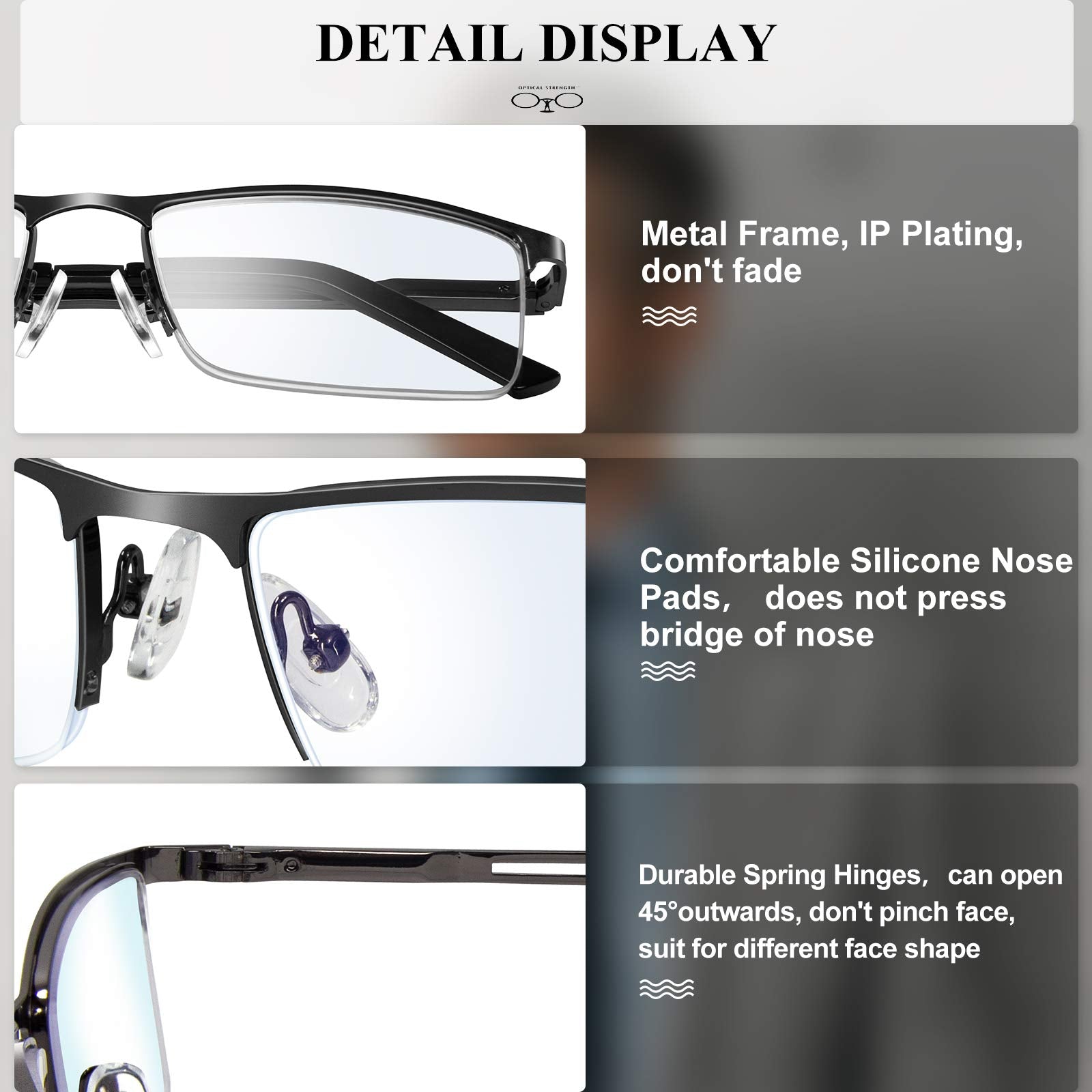 Lcbestbro anti-scratch polycarbonate lenses stay clear through daily use.